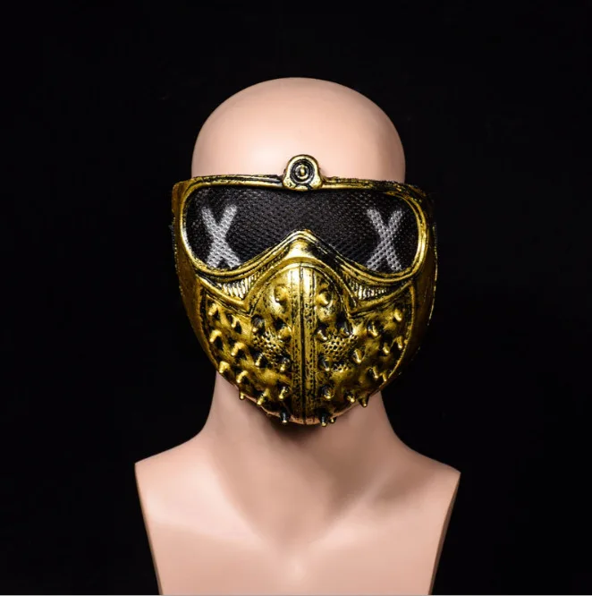 

50pcs/lot Street Dance Ghost Step Personality Death Cool Masks Halloween Punk Devil Cosplay Watch dogs 2 Mask