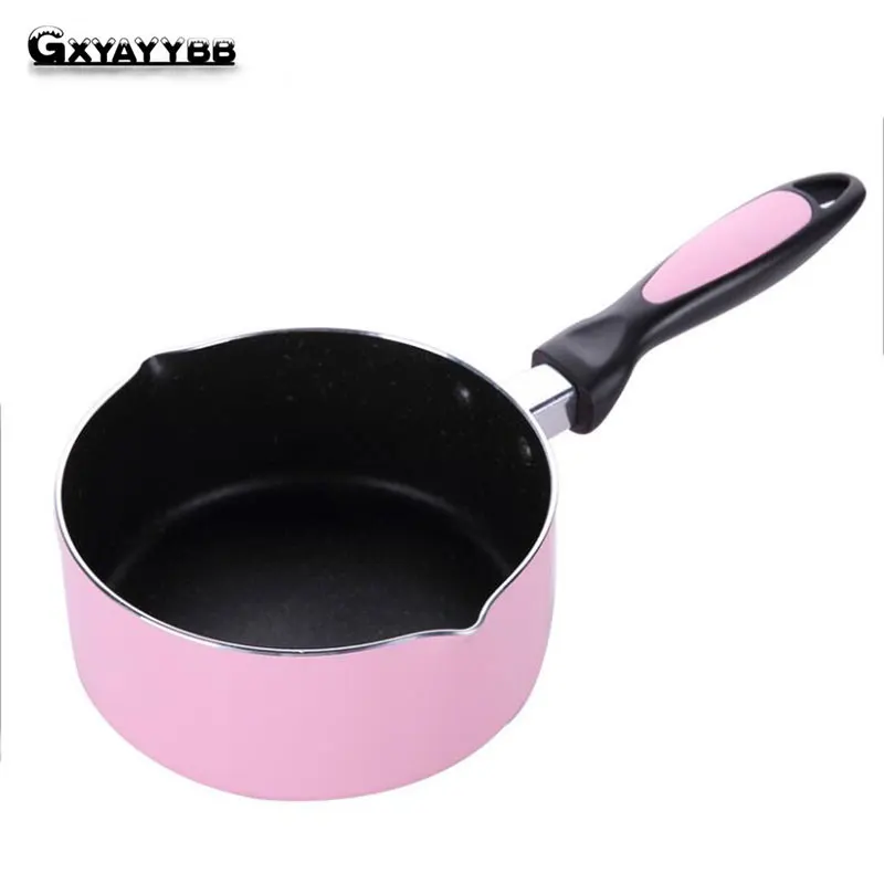 Мини кастрюля GXYAYYBB из алюминиевого сплава 16 см|sauce pan|nonstick pancooking pan |