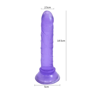 Erotic Bullet Big Realistic Dildo Anal Butt Plug Strap On Big Penis Suction Cup No Vibrator Toys For Adult Sex Toys For Woman 6