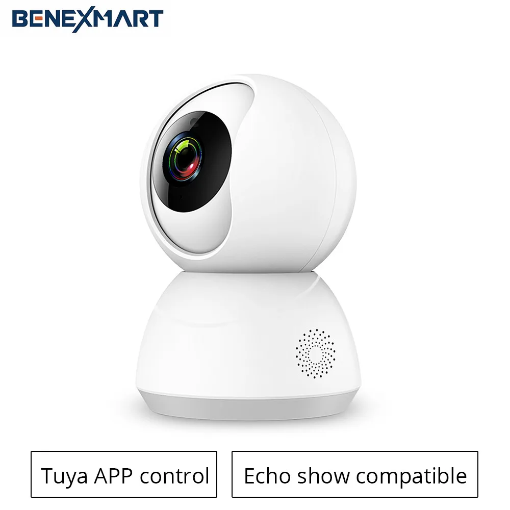 

WiFi Camera work with Tuya /Alexa Echo Show Outdoor Camera Smart Home Security Alarm Surveillance Cameras Baby Monitor Cam