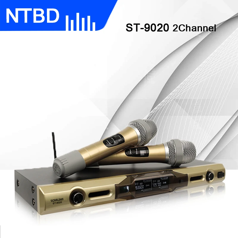 NTBD большой радиус действия караоке стиль хип хоп ST 9020 UHF профессиональная двойная