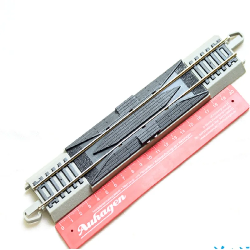 HO 9 feet train track model plastic and metal track accessories for