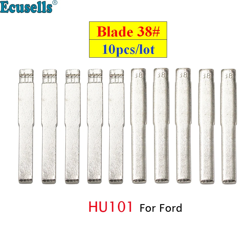10 шт./лот пульты дистанционного управления Flip Blade 38 # для KD Remote HU101 blade Ford Focus Mondeo CMAX