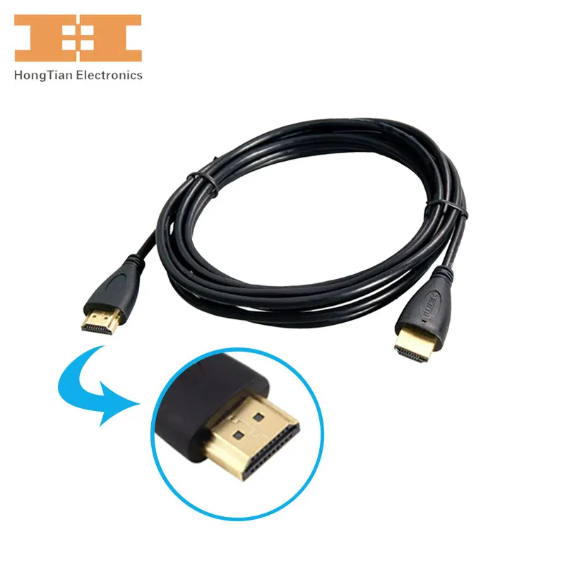 HDMI кабель 1080P высокоскоростной позолоченный штекер Male-Male 1,4 V HD кабели 3 фута 9 футов 0,3 м 1 м 2 м 3 м 5 м 7,5 м 10 м для HD lcd HDTV xbox