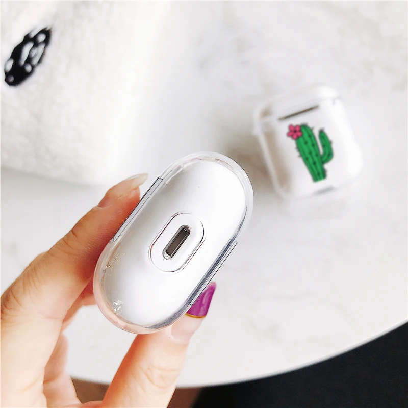 Прозрачный чехол для наушников Apple Airpods 1 2|Аксессуары наушников| |
