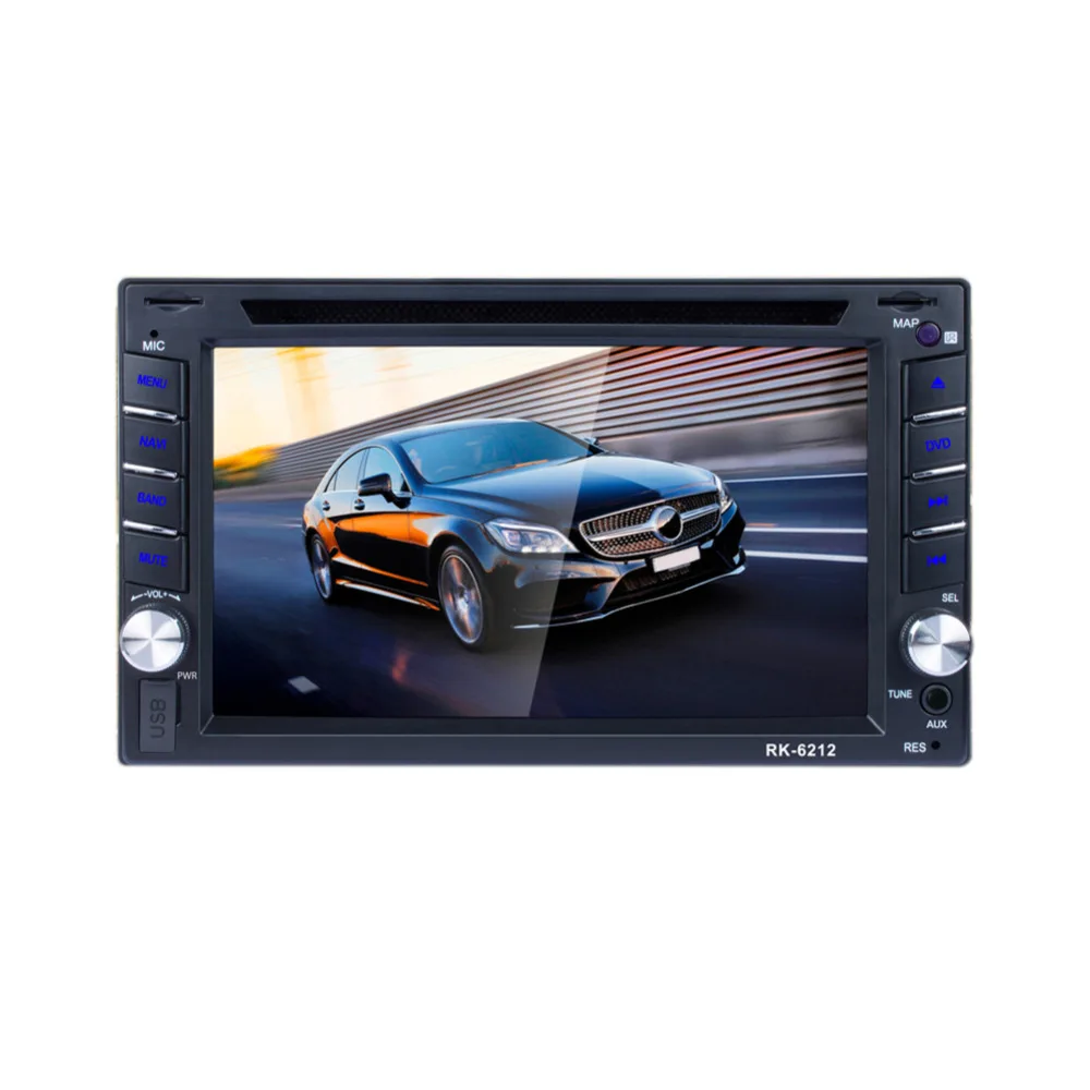  Neue GPS Navigation 2Din HD Auto Stereo DVD CD-Player Mit Rück kamera Touch Screen Unterstützung Bl