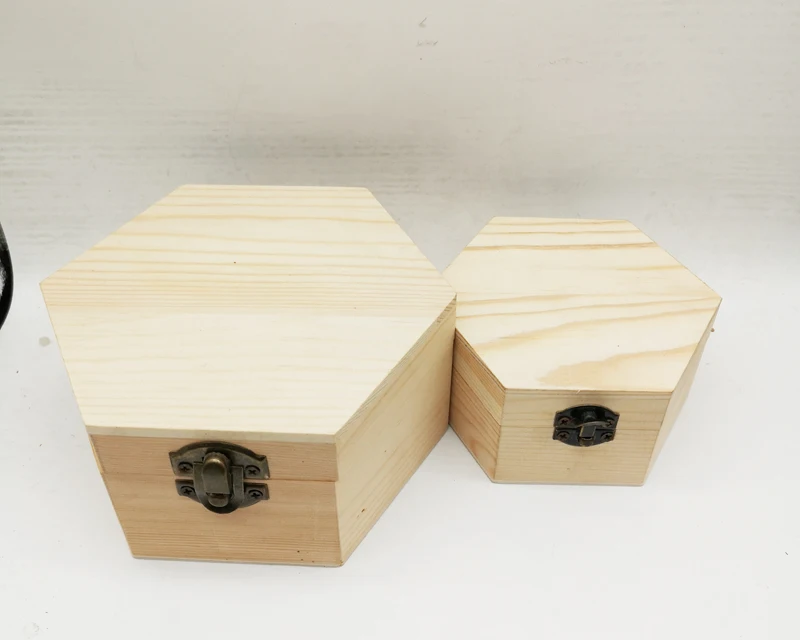

1/Set!!Wooden Square Geometric Jewelry Storage Box Wood Base Crafts Case Art Decor