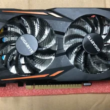 Б/у Видеокарта GIGABYTE GTX 1050 Ti 4 ГБ 128 бит GDDR5 видеокарты для nVIDIA VGA карты Geforce GTX 1050ti Hdmi Dvi game 105
