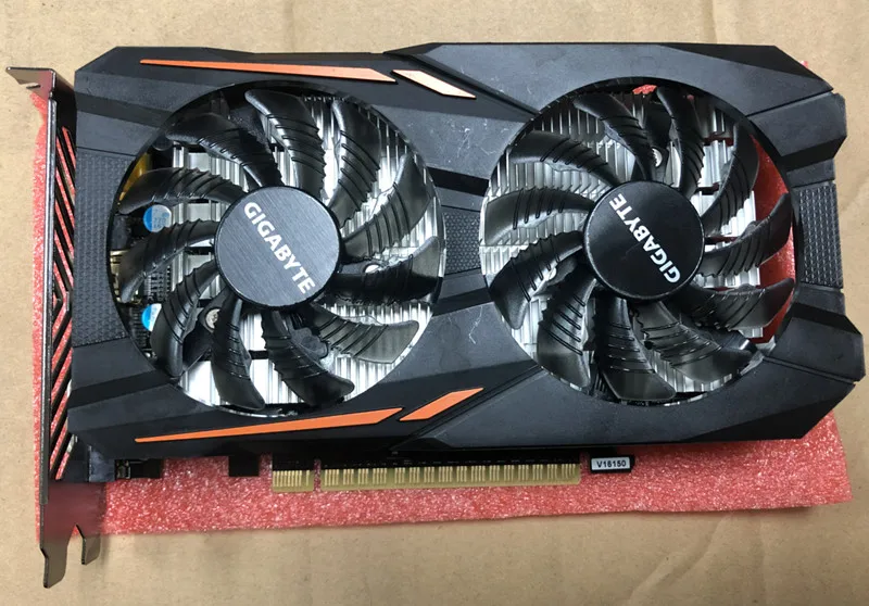Б/у Видеокарта GIGABYTE GTX 1050 Ti 4 Гб 105 бит GDDR5 графические карты для nVIDIA VGA Geforce 1050ti Hdmi Dvi