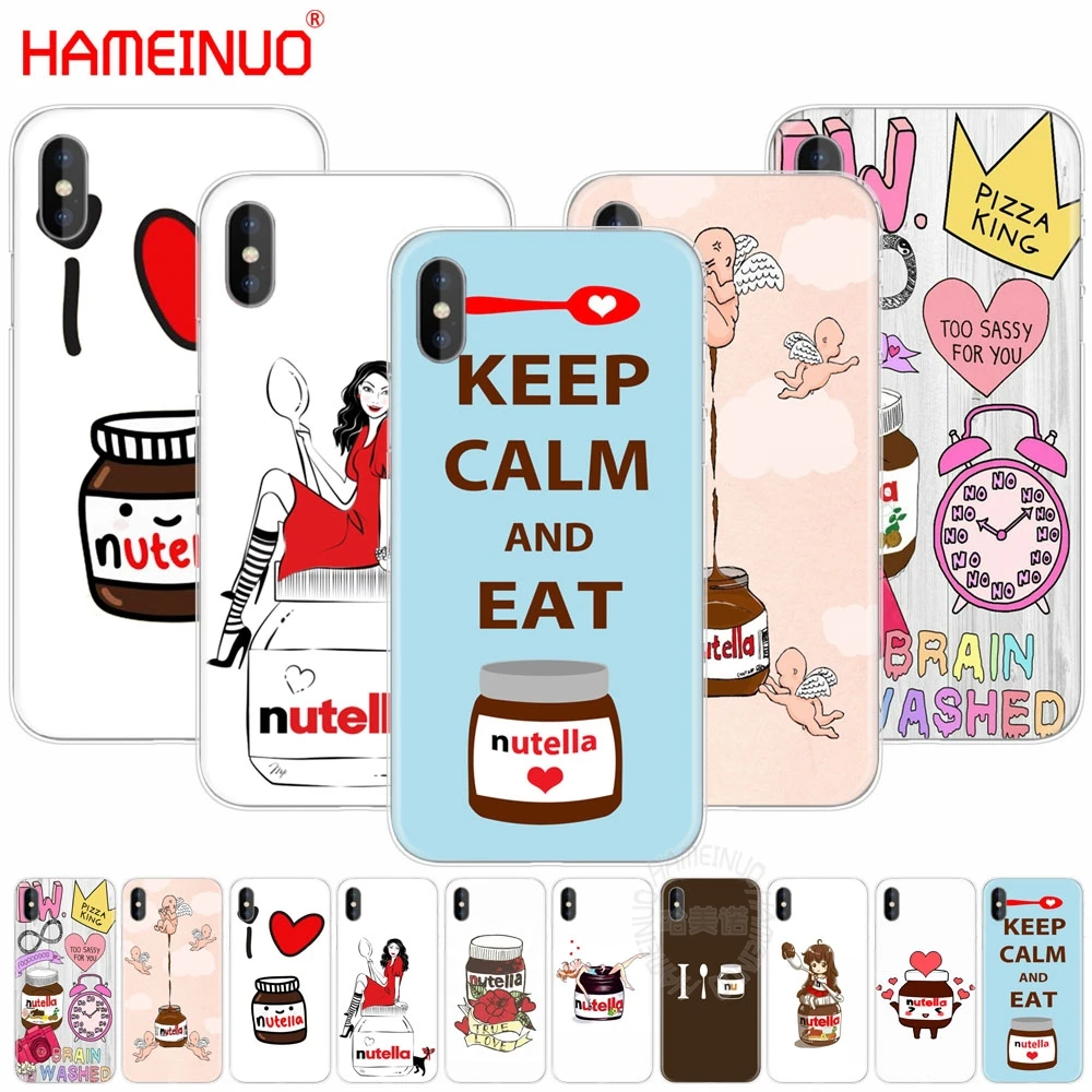 Чехол для мобильного телефона HAMEINUO chocolate Food Nutella iphone X 8 7 6 4 4s 5 5s SE 5c 6s plus|Бамперы| |