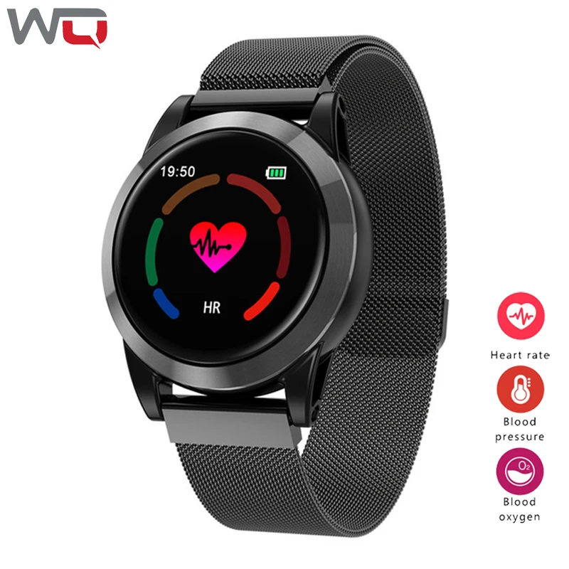 

WQ R15 Smart Bracelet Blood Pressure Watch Heart Rate Monitor Blood Oxygen Fitness Tracker Smart Wristband APP Motion Tracker