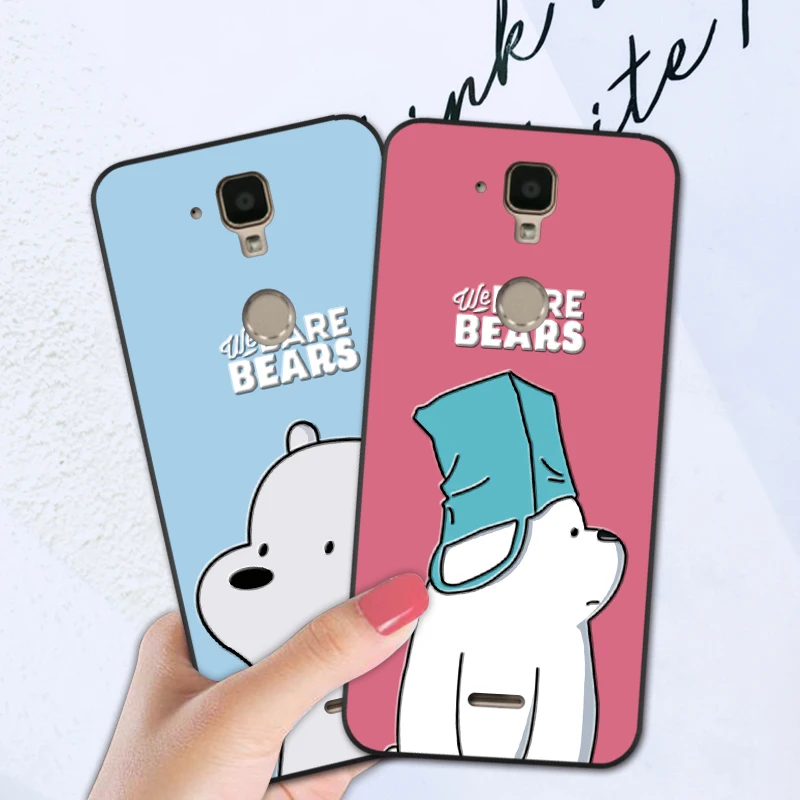 

3D Cartoon We Bare Bears Funny Case For Hisense F23 Soft Cover Fundas Case For Hisense F31