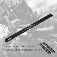 ACI 26-Slot 26 Слот KeyMod Rail CNC легкий(черный/красный/коричневый/серебристый) купить один получить 2 шт Крышка рельса бесплатно