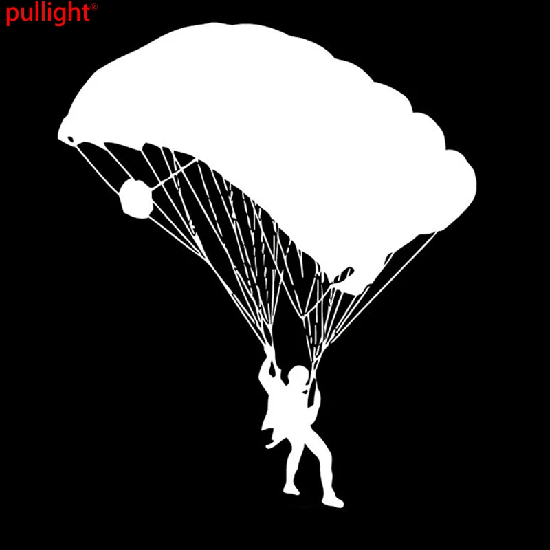 Interesting Boy Extreme Parachute Sports Vinyl Car Sticker Decor