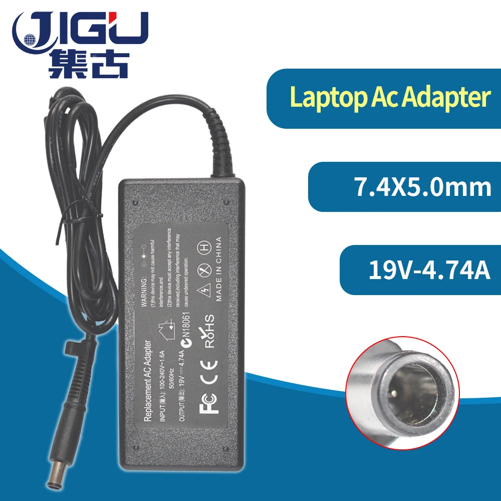 

Replacement For HP 19V 4.74A 7.4*5.0MM 90W 463955-001 609940-001 PPP012H-S Pavilion dv4 dv5 g4 g6 g7 AC Charger Power Adapter