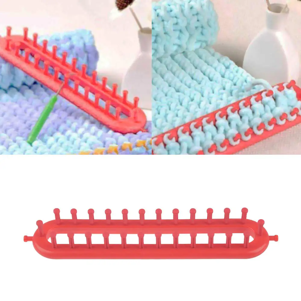 Замок круглый прямоугольник машинного вязания ткацкий станок набор швейных игл свитер пластиковый замок ткач вязание крючком швейные инструменты