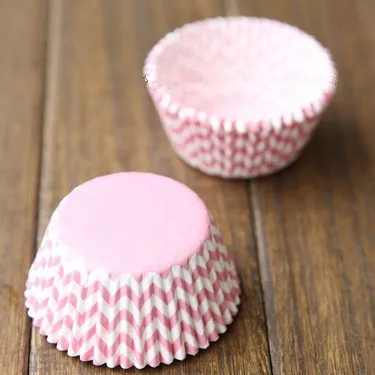 

Pink Cupcake Liners Bluk High Temperature Baking Greaseproof Paper Mini Muffin Cupcake Liner Bakeware Paper Cases Cake Mould