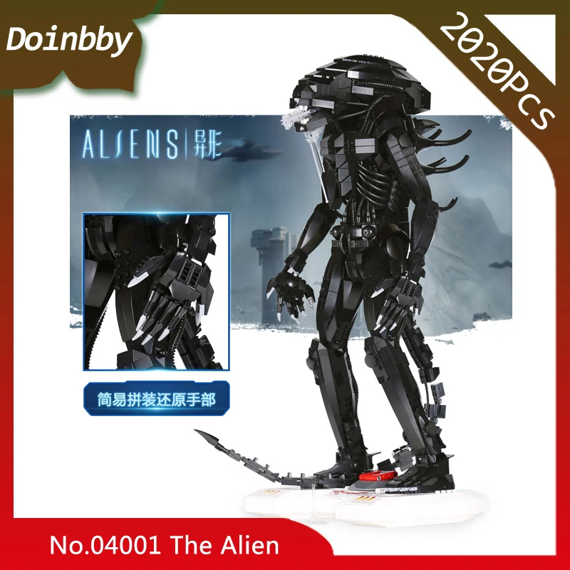 

2018 New MOC The New Alien Boss 2020Pcs Terror Movie Model Building Blocks Educational Toys Compatible with Legoings