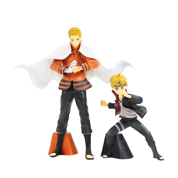 

2pcs/set BORUTO NARUTO NEXT GENERATIONS Uzumaki Naruto & Boruto PVC Figures Toys
