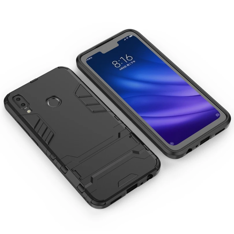 Для Huawei Y9 2019/Enjoy 9 Plus ударопрочный робот Броня гибридная резина силикон чехол для