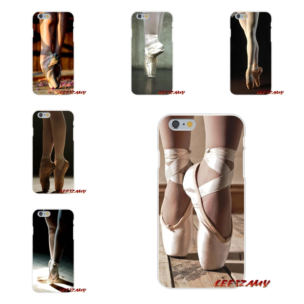 

For Samsung Galaxy S3 S4 S5 MINI S6 S7 edge S8 S9 Plus Note 2 3 4 5 8 Dancing Girl Dance Ballet sneaker Pointe Shoes Design Case
