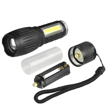 

CREE XM-L T6 Led Flashlight Zoomable small Torch Bicycle Lantern 18650 or AAA Battery Waterproof 5 Modes 3000 Lumens Bright
