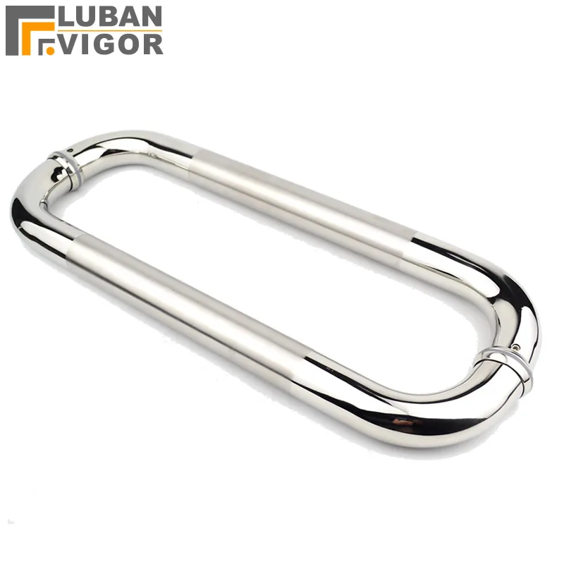 Buy Stainless steel shower handle,one pair, C shape
