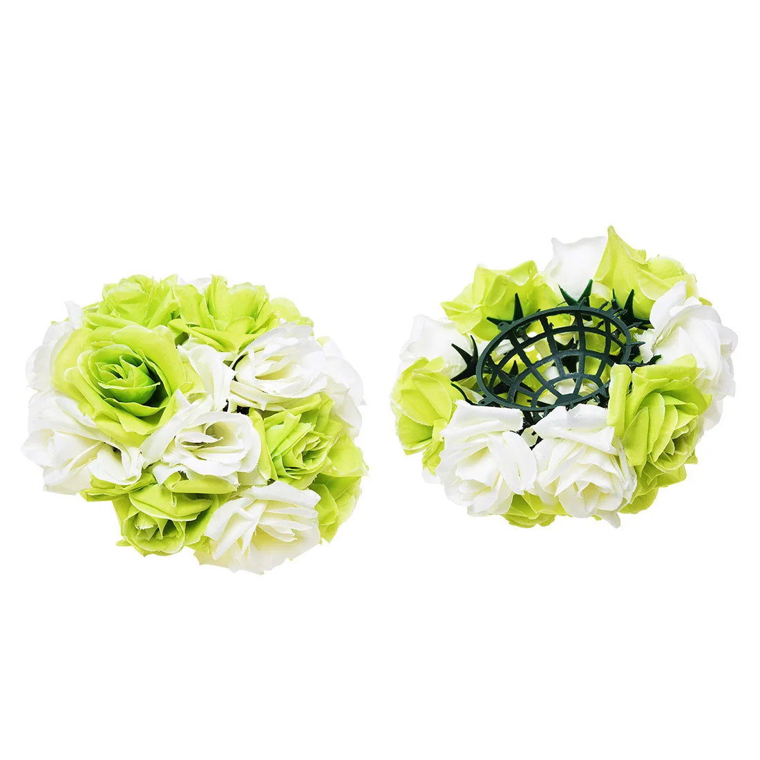 Online Whole Silk Flower Ball From China 8 20cm Tiffany Blue Wedding Decorations Rose Silk Flower Ball Centerpieces Mint Decorative