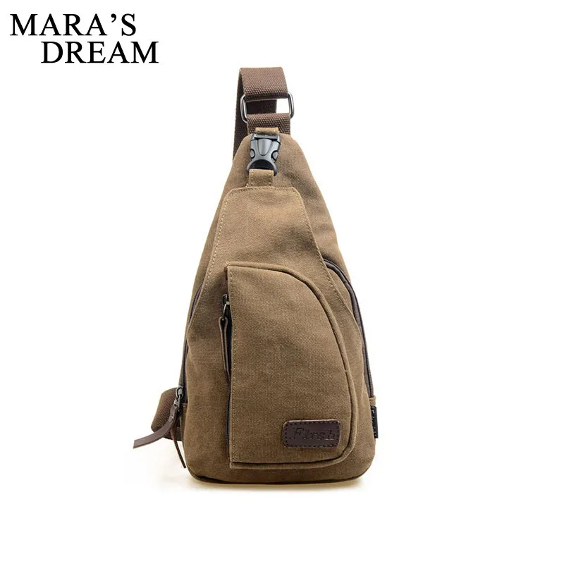 

Mara's Dream Military Messenger Bag New Fashion Canvas Male Shoulder Bag Casual Travel Chest Bag Men Small Crossbody Back Pack