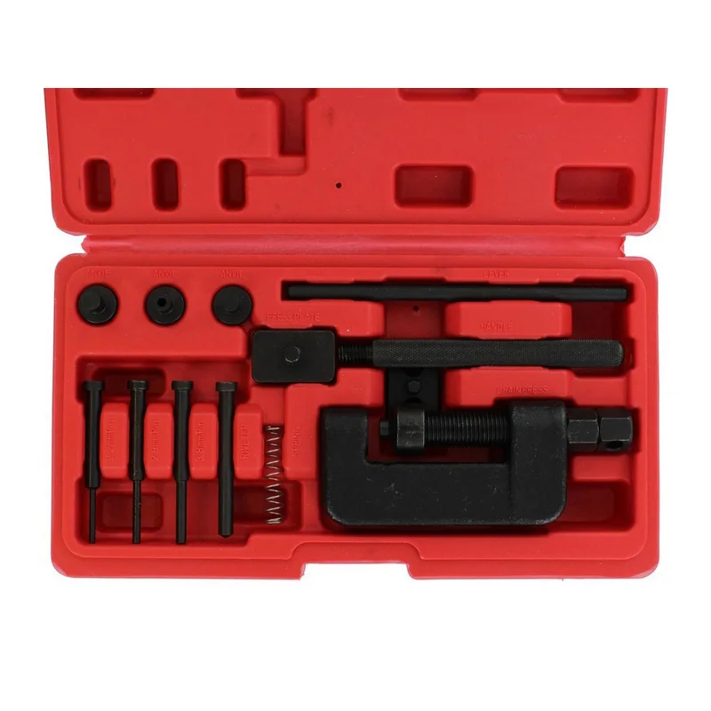 Tool Box for MOTORCYCLE DIRT BIKE ATV CHAIN BREAKER LINK SPLITTER REMOVER 420425428520540530630 CHAIN TOOLS CUTTER (7)