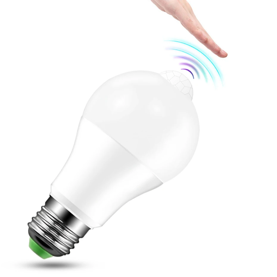 

E27 Led Motion Sensor Led Bulb B22 Led 220V 12W 18W Led Smart PIR Motion Sensor Lamp High Quality Auto On/Off Night Light