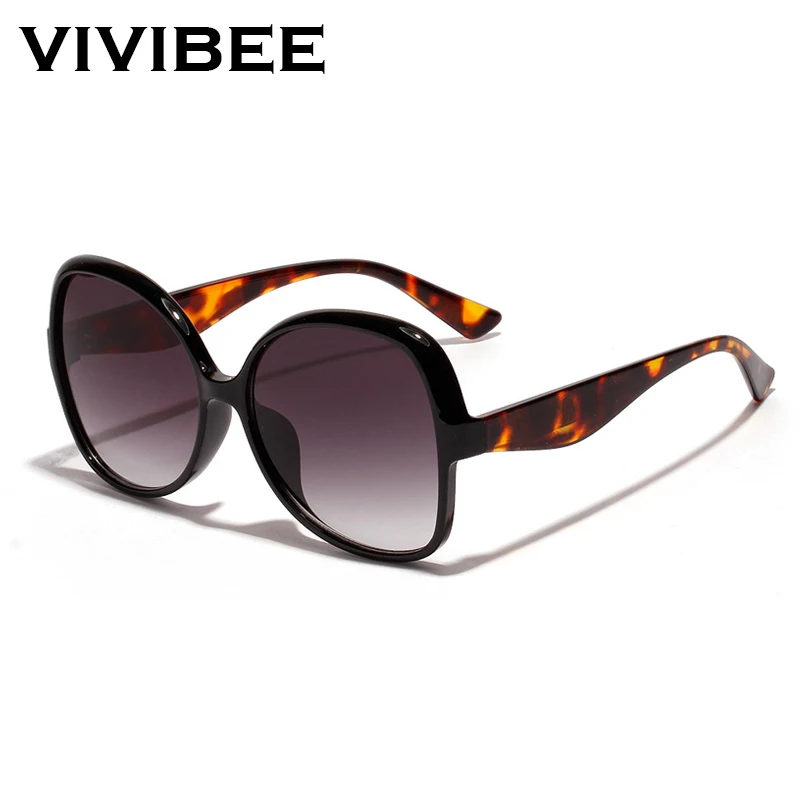 Женские солнцезащитные очки с градиентом VIVIBEE винтажные трендовые оверсайз в