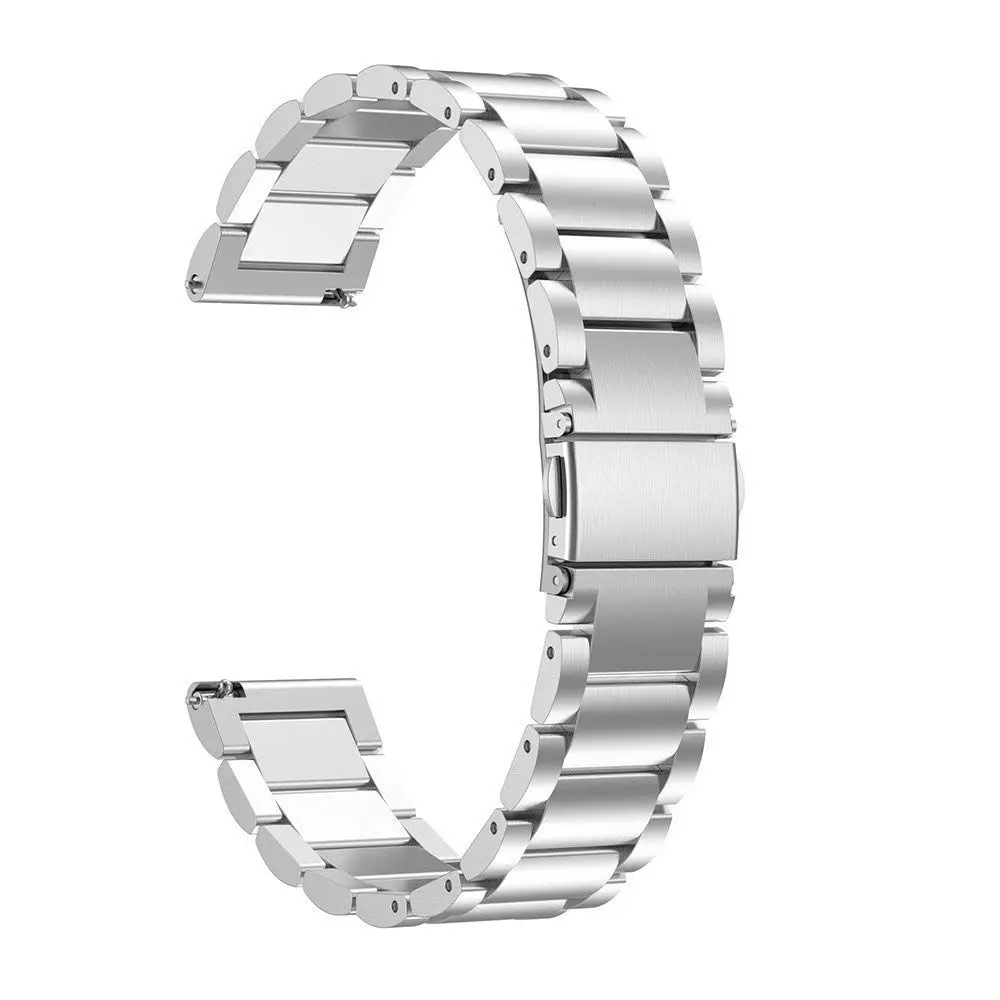 

Vivoactive 3 Band, 20mm Quick Release Solid Stainless Steel Metal Link Bracelet Watch Strap for Garmin Vivoactive 3/Forerunner