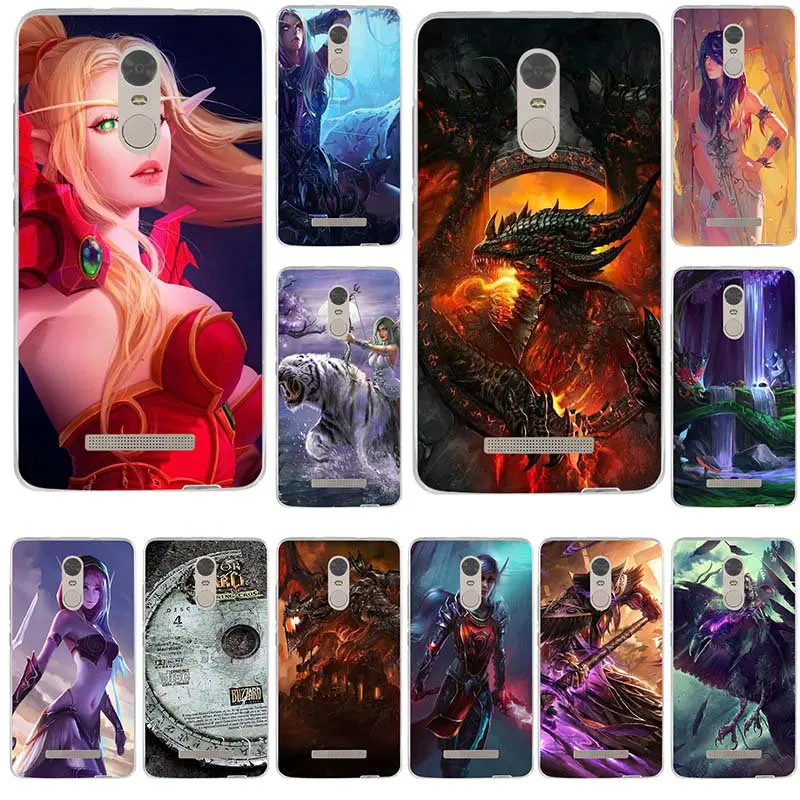 

Blood Elf World Of Warcrafts Soft Phone Accessories for Xiaomi Redmi Mi Note 2 3 3S 4X 4A 5 6 5 5S 5A 6 8 A1 Pro Plus Cases