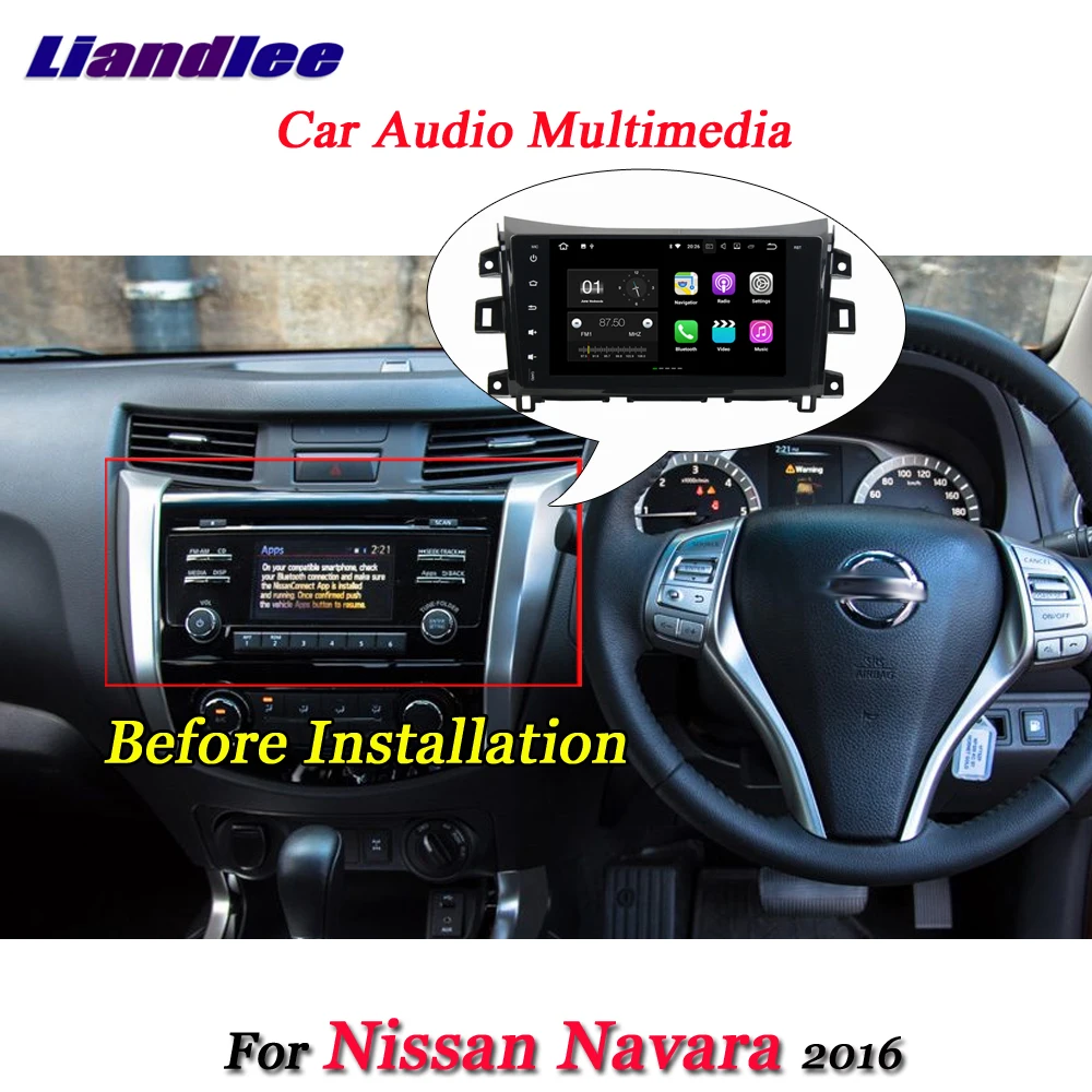 Flash Deal Liandlee Car Android System For Nissan Navara 2016 Right Hand Drive Stereo Radio Wifi GPS Map Navi Navigation Multimedia No DVD 10