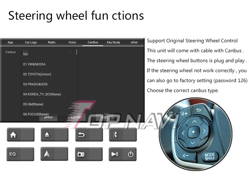 Sale Topnavi 8" Quad Core Android 6.0 Car GPS Navigation for Smart 2010 2011 2012 2013 2014 2015 Stereo For Benz Radio Player NO DVD 18