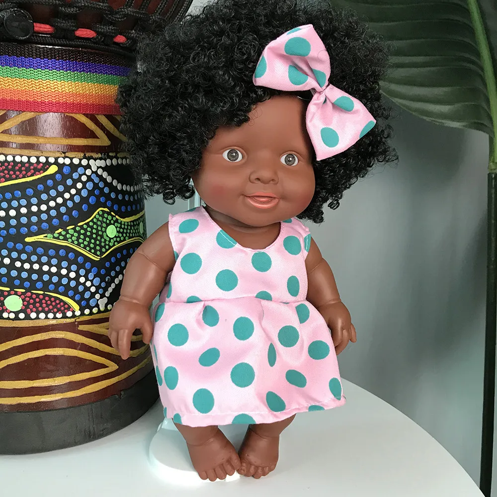 Детские подвижные шарниры африканская кукла игрушка черная кукла лучшие дети забавная игрушка подарок игрушка Рождественский подарок для девочек menina Boneca# YD11227