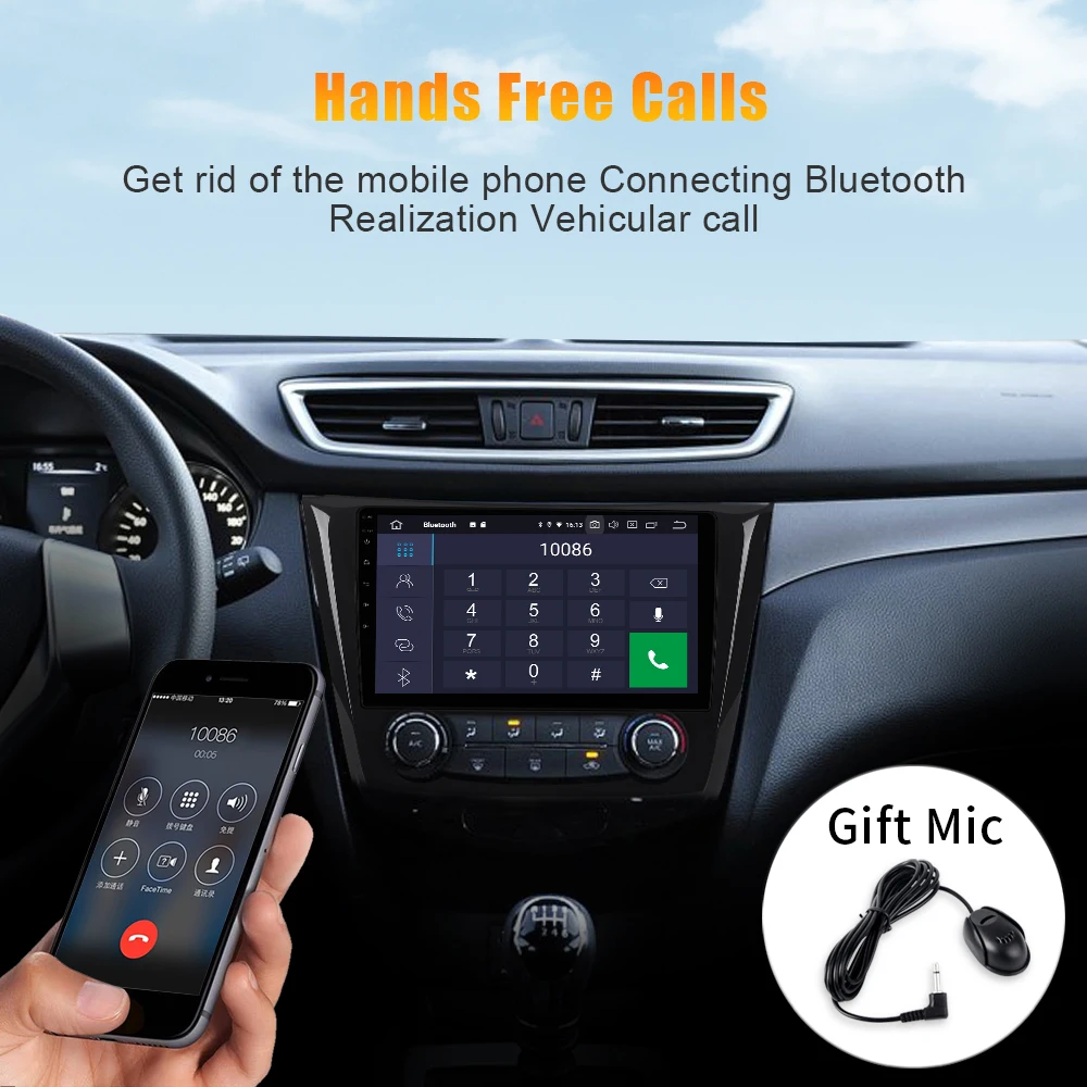 Top Car GPS Radio Android 9.0 for Nissan Qashqai 2014 2015 Quad Core 16G ROM 10.2" IPS Multi Touch Screen 1024*600 MP3 Player 2 Top Car GPS Radio Android 9.0 for Nissan Qashqai 2014 2015 Quad Core 16G ROM 10.2" IPS Multi Touch Screen 1024*600 MP3 Player 2