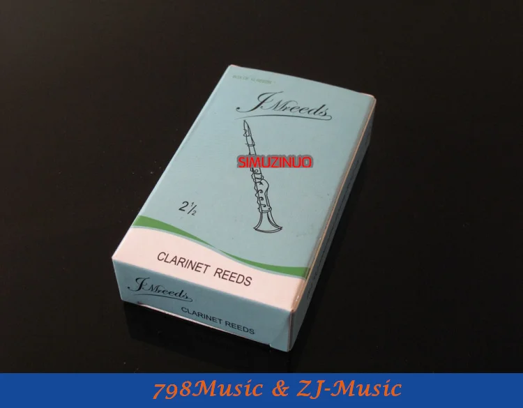 

XINZHONG New 10Pcs High Grade Bamboo Clarinet Bb Reeds Musical Instrument Professional Accessories