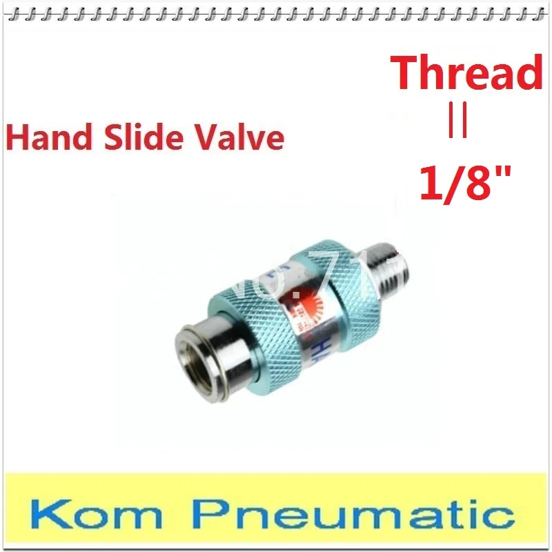 

1pc 1/8" bsp Thread HSV-06 Pneumatic Flow Control Hand Valves Manual Slide Valve HSV06