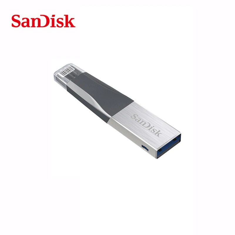 SanDisk OTG USB флеш-накопитель 128 ГБ флеш-накопитель 3,0 флешки двойной интерфейс для iPhone iPad APPLE MFi