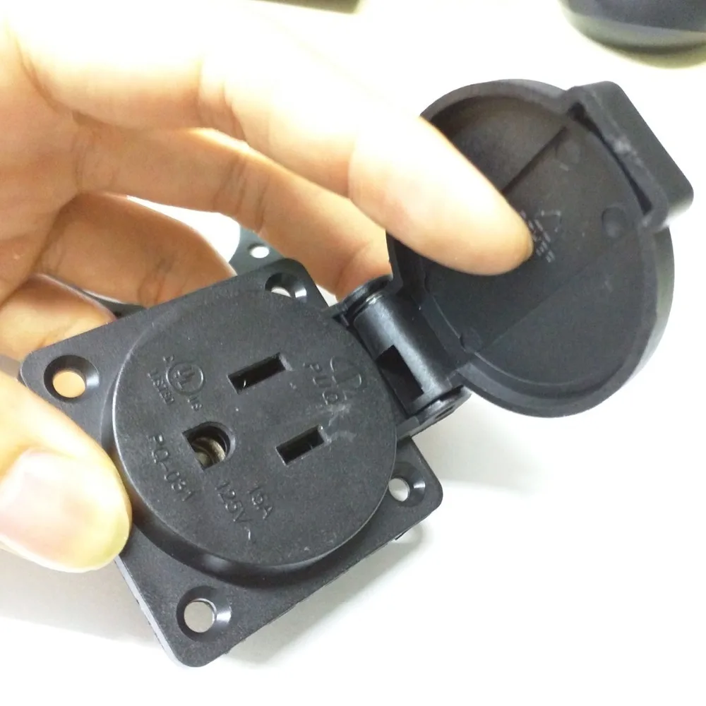 IEC 320 C14 United states 3 prong plug Waterproof AC POWER plug AC