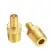 Пара 1/4" NPT MPT Латунный Воздушный Компрессор Наполнительный Клапан Бака Schrader Латунные Клапаны и Детали