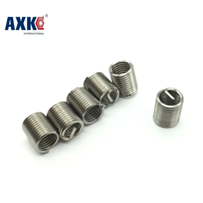 AXK 100 шт. M5 * 1D m5 вставить провод нить из нержавеющей стали Винт Втулка провода винт