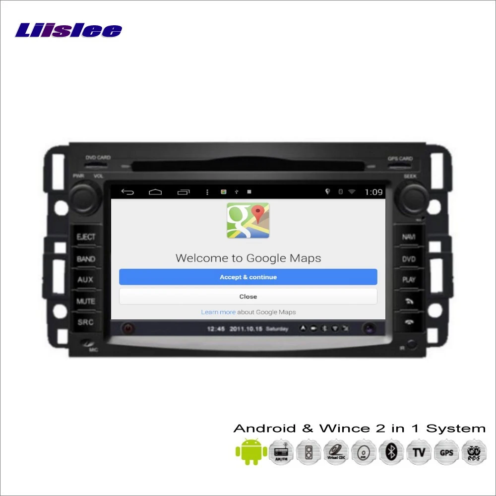 Top Liislee Car Android Multimedia For Chevrolet Suburban Express Traverse Radio CD DVD Player GPS Nav Navigation Audio Video Stereo 3