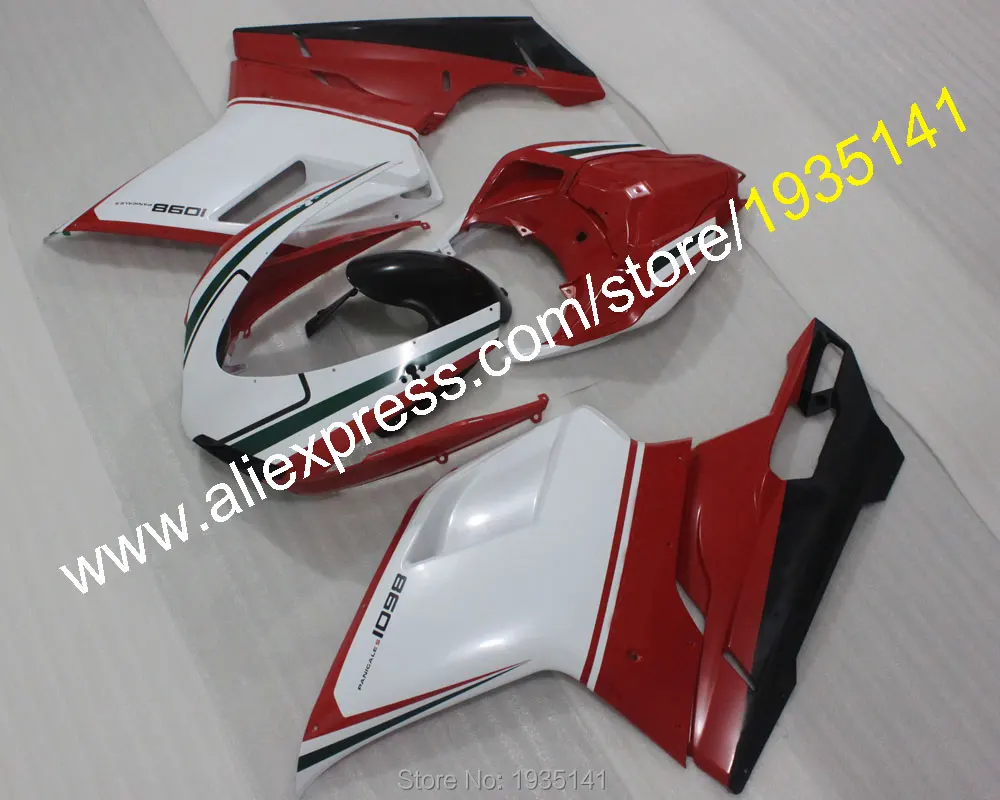 Детали для капота мотоцикла Ducati 1098S 848 1098 2007 2008 2009 2010 2011 1198 обтекатель кузова (литьё