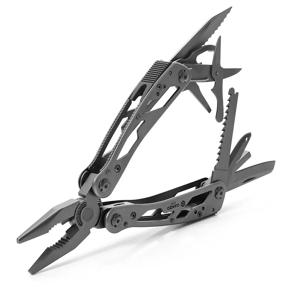 

Silver 24 in One Multi Tool Pliers Outdoor Hunting Camping Fishing Pocket Folding Plier Cutting Tools with Screwdriver Kit