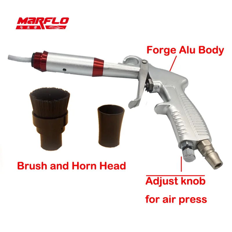 High Pressure Gun Pressure Washer Gun Water Gun MARFLO Car Wash Tools Cleaning Gun Black Air Blow Gun Dry Preto Tornado Pneumatic High Quality BT-7007SA