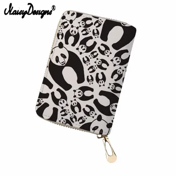 

Noisydesigns ID Card Holder Men High Quality Credit Card Bag Wallet Durable PU Leather Women Purse Casual Travel Passport Holder