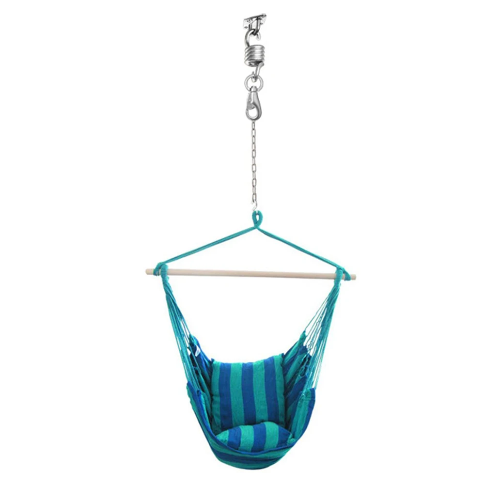 

Stainless Steel Large Load Capacity With Screws Ceiling Mount Relaxation Ultimate Hammock Hanging Kit Camping Spring Punching